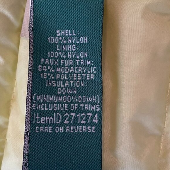 NWOT L L. Bean Hooded Jacket Sz 5-6 - Picture 7 of 7